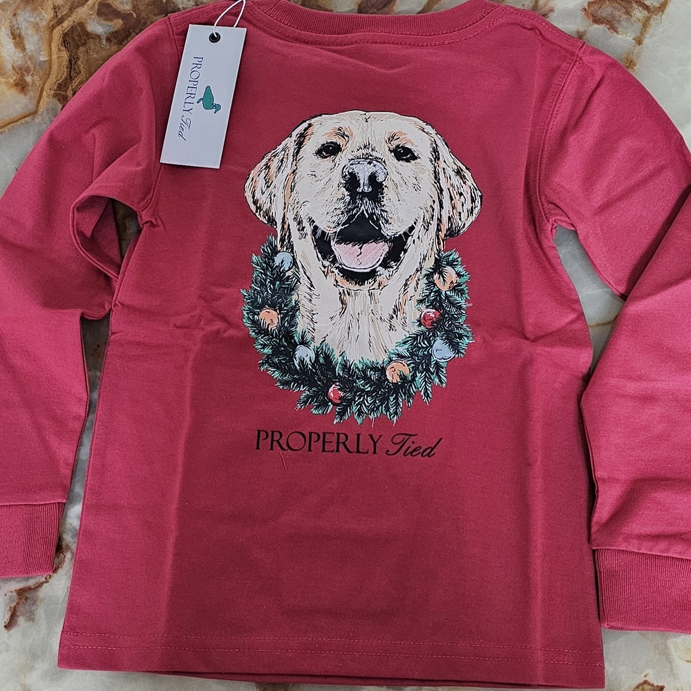 Properly Tied Festive Dog Graphic Shirt